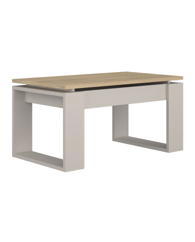 Mesa de centro elevable Rubi II con almacenaje