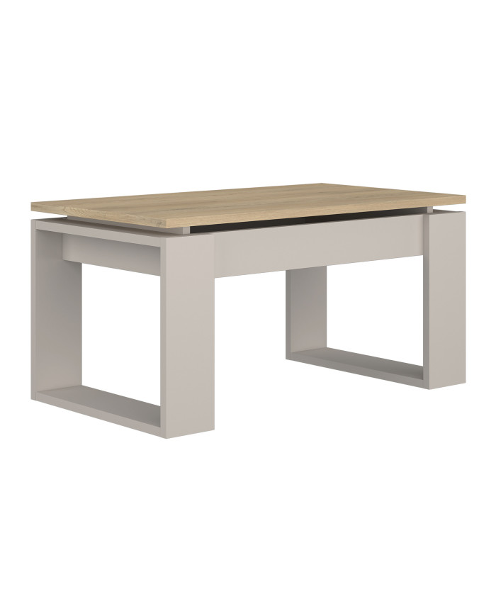 Mesa de centro elevable Rubi II con almacenaje