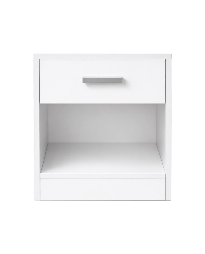 Mesita de noche Silva compacta con cajón