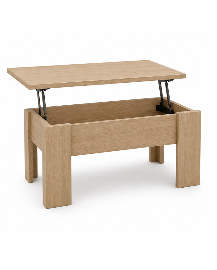 Mesa de centro elevable Premier 4 con almacenaje