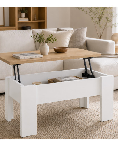 Mesa de centro elevable Premier 4 con almacenaje