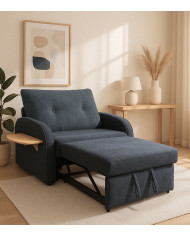 Sofá cama 2 Thor 2 plazas - Estilo butaca doble - Confort y versatilidad