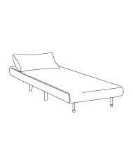 Sofá cama Pegaso 1 plaza