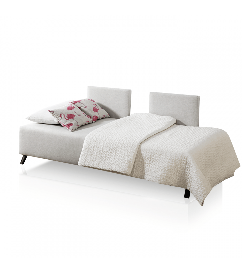 Sofá Cama infantil-juvenil con estampado de flamencos