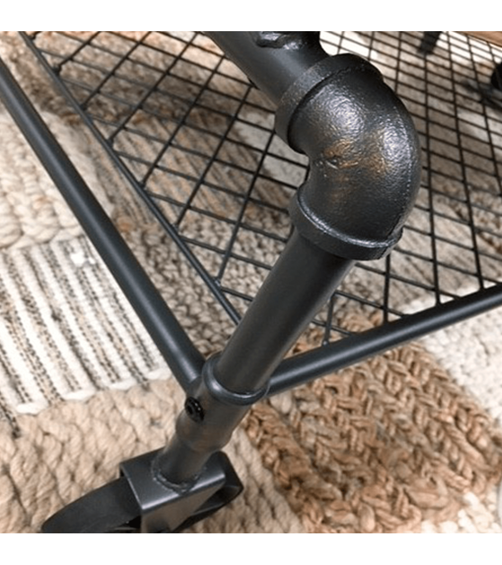 Mesa de centro Mateo - Mesa de centro rústica industrial Mesa de centro Mateo - Mesa de centro rústica industrial