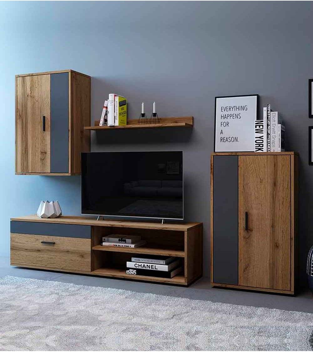 Mueble de salón BOSCO - Mueble modular moderno | Cambia Tus Muebles