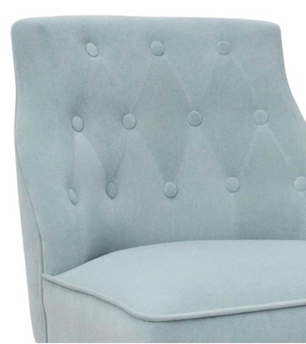 Butaca terciopelo Mary, con patas de madera Butaca terciopelo Mary, con patas de madera