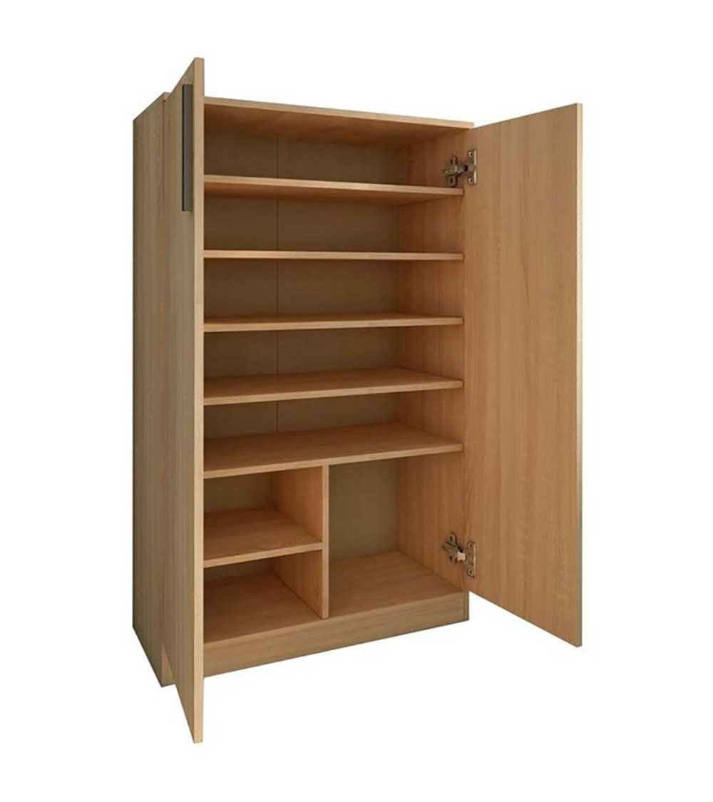 Zapatero CUBE con dos puertas y mucho almacenaje Zapatero CUBE con dos puertas y mucho almacenaje
