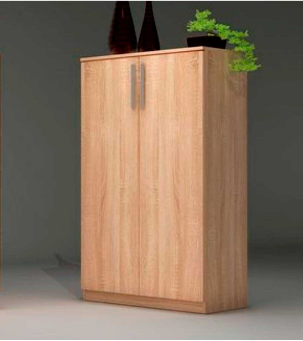 Zapatero CUBE con dos puertas y mucho almacenaje Zapatero CUBE con dos puertas y mucho almacenaje