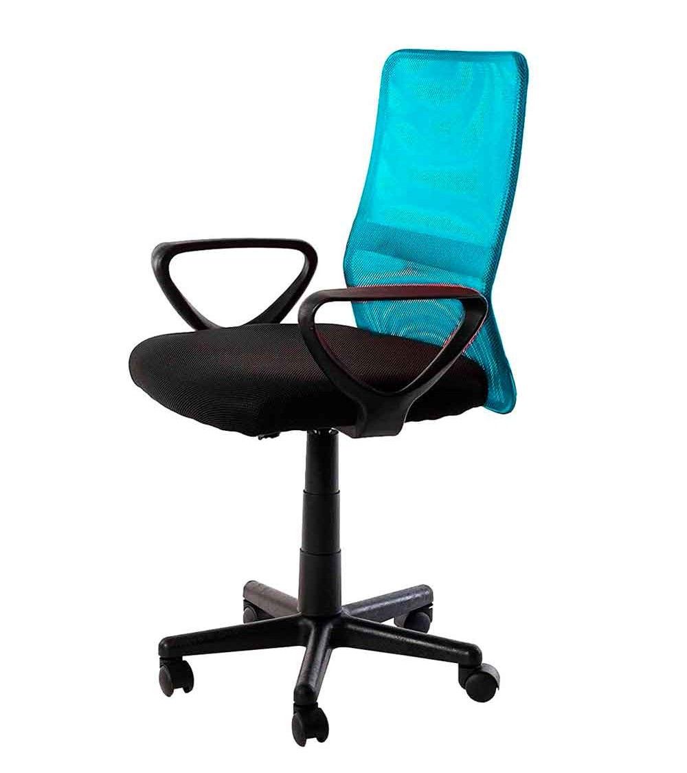 Silla de escritorio tapizada Maya, con tejido 3D