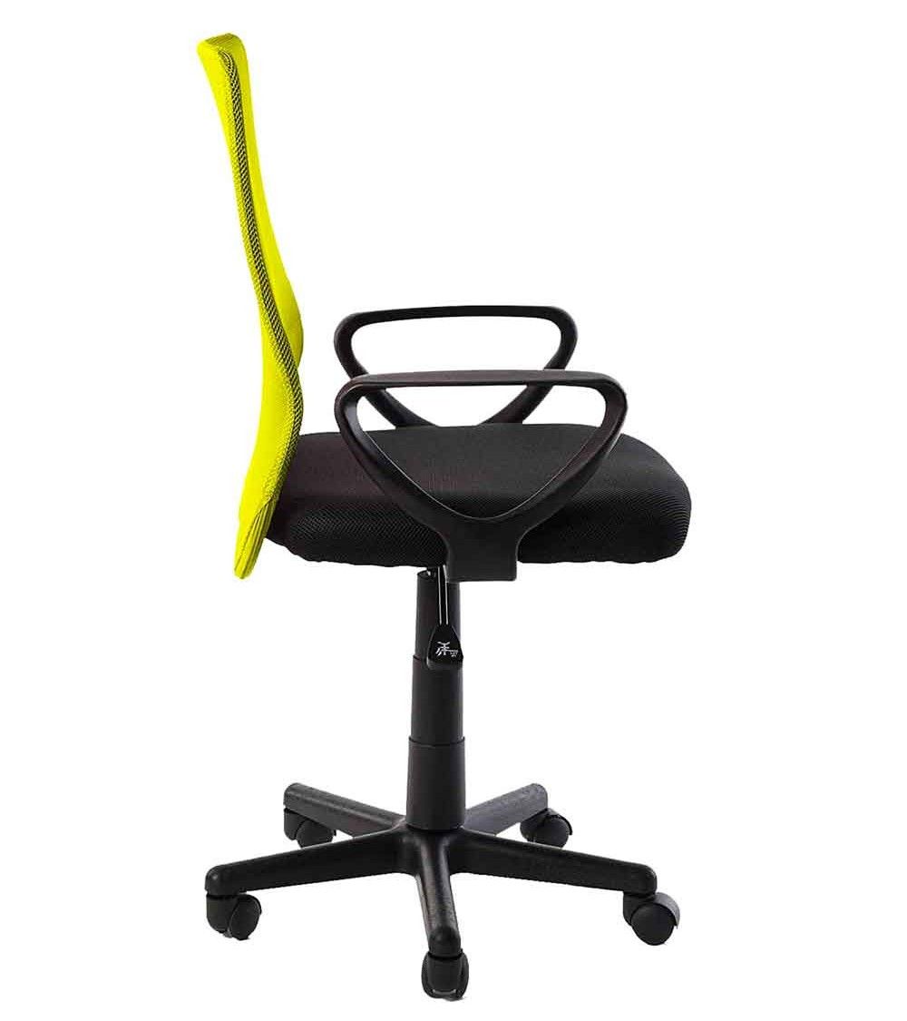 Silla de escritorio tapizada Maya, con tejido 3D