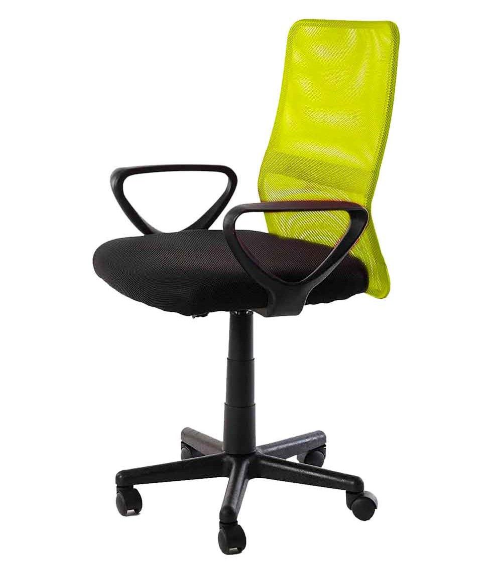 Silla de escritorio tapizada Maya, con tejido 3D