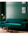 Sofá cama terciopelo antimanchas GREEN