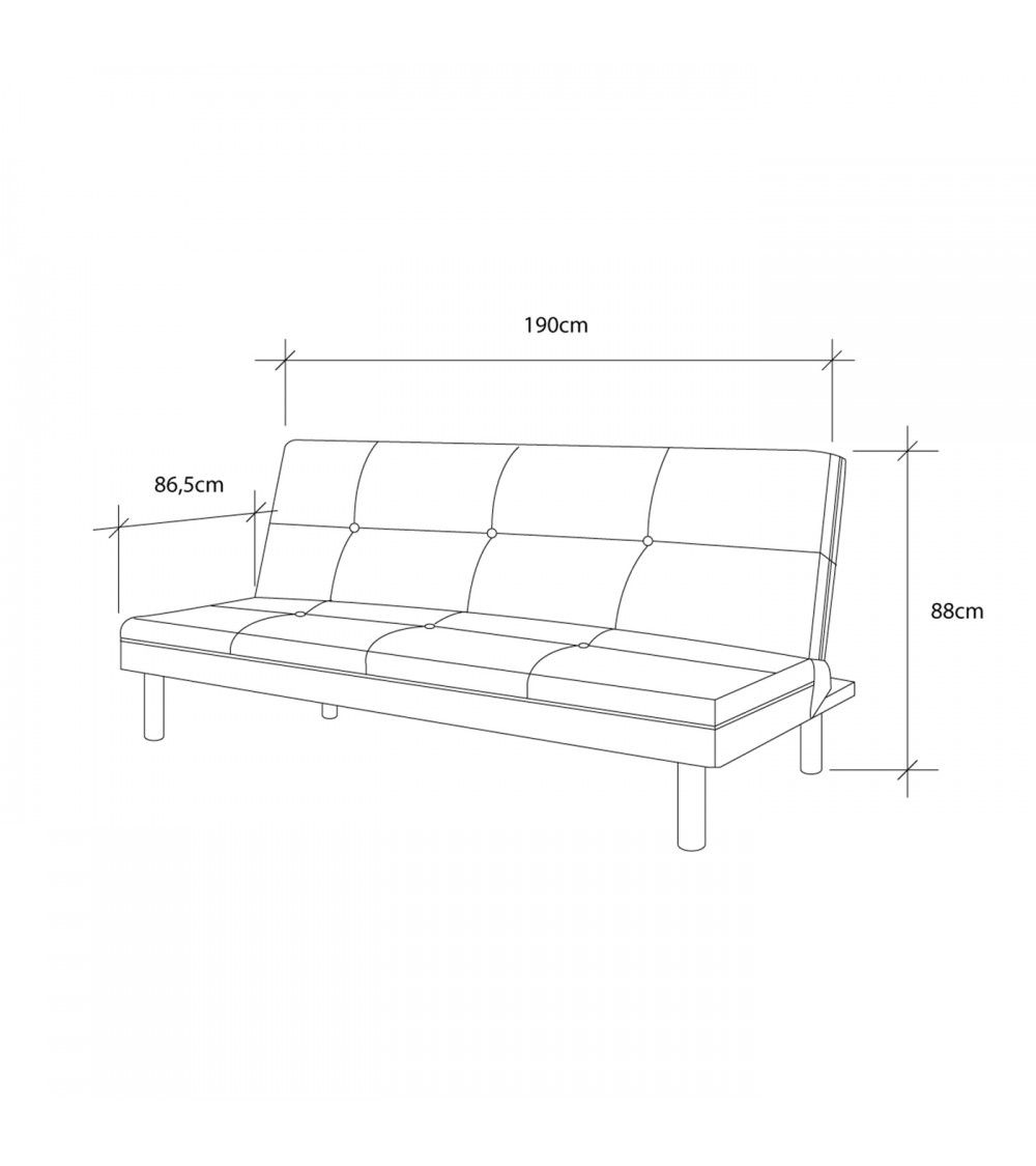 Sofa cama clic clac al mejor precio - HOME HEAVENLY