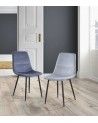 Sillas comedor terciopelo DENMARK - Pack 4 Uds. Sillas comedor terciopelo DENMARK - Pack 4 Uds.