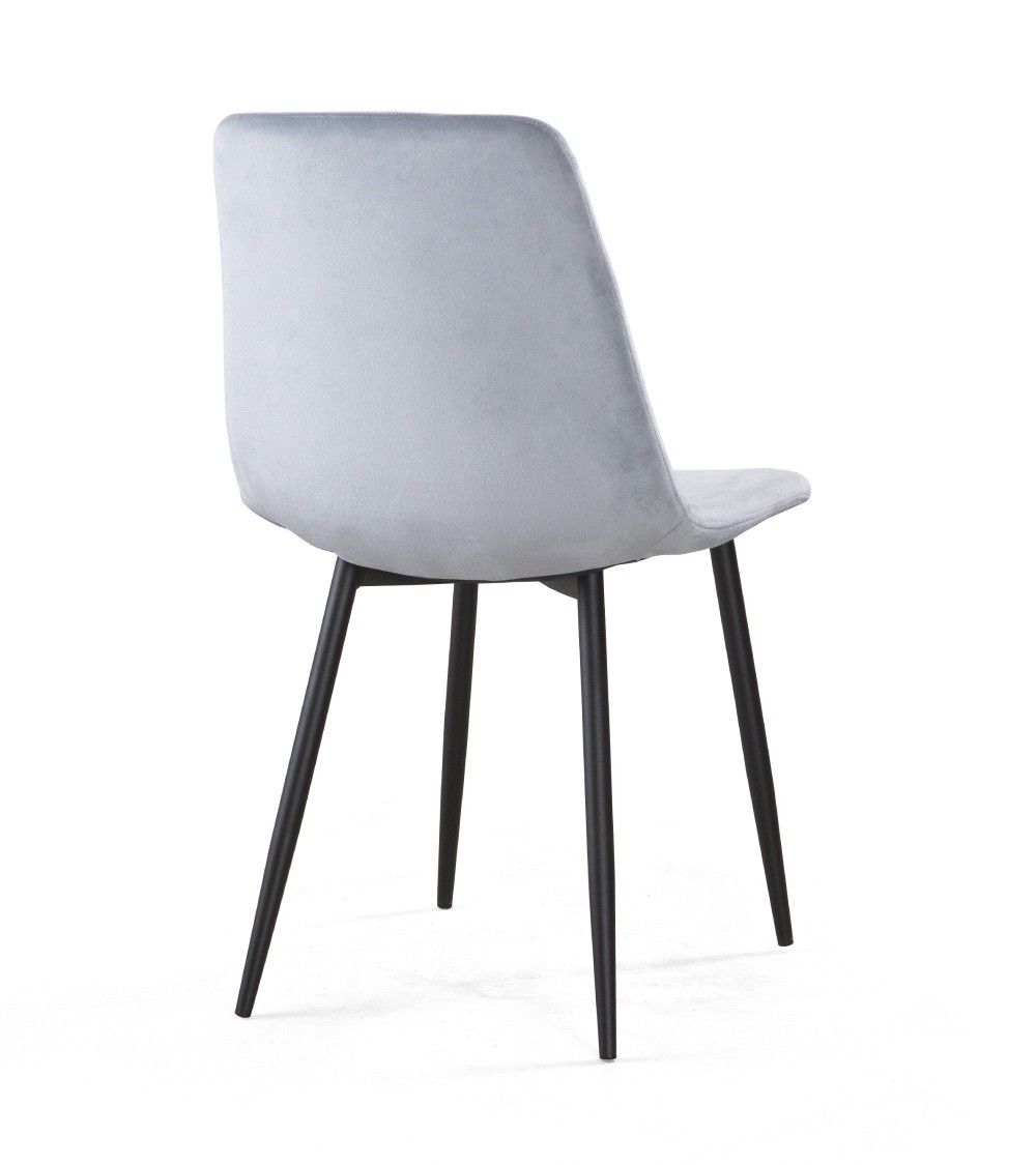 Sillas comedor terciopelo DENMARK - Pack 4 Uds.