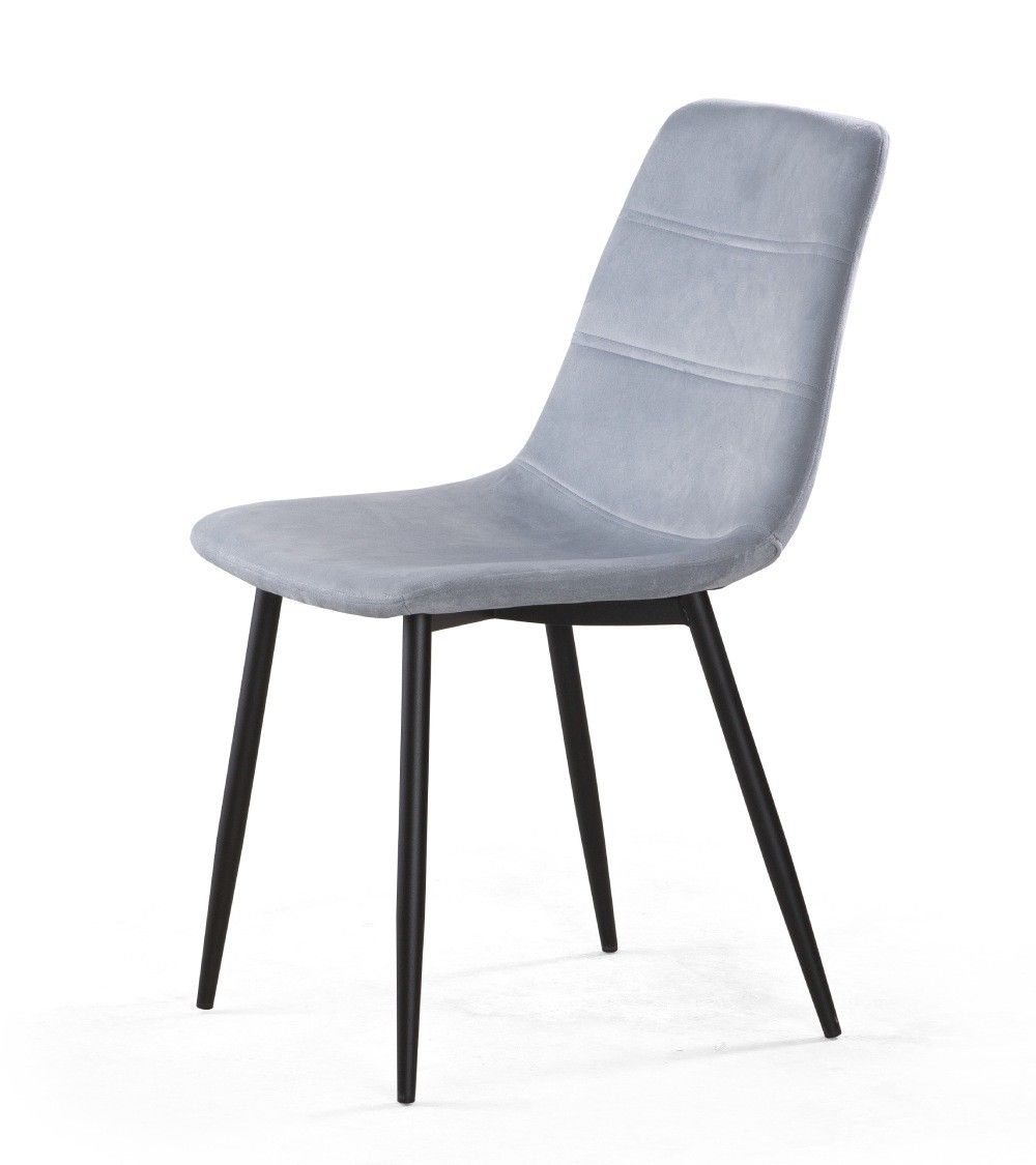 Sillas comedor terciopelo DENMARK - Pack 4 Uds.