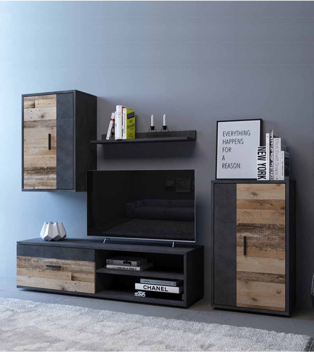 Mueble de salón BOSCO - Mueble modular moderno | Cambia Tus Muebles