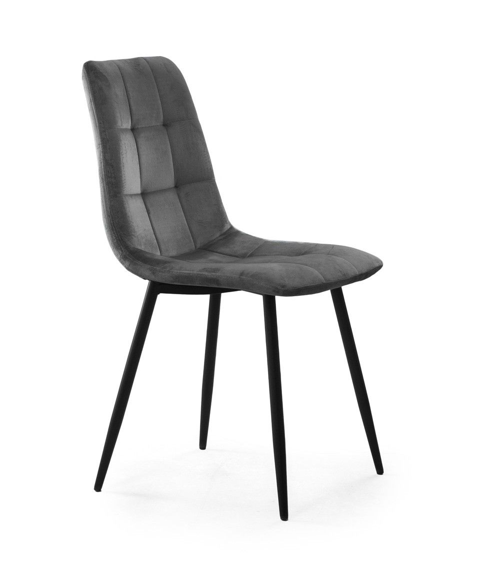 Pack de 4 sillas de comedor de terciopelo ASTRID