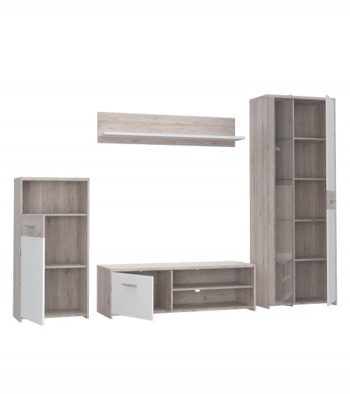 Mueble Salón Modular Roble Arena