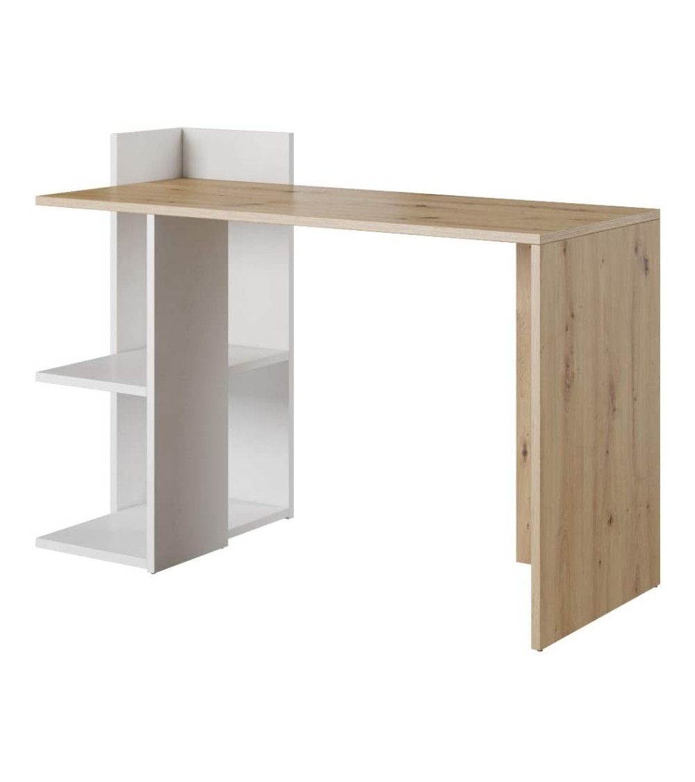 Mesa escritorio industrial con estantería TOKIO II