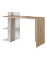 Mesa escritorio industrial con estantería TOKIO II