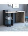 Mesa escritorio industrial con estantería TOKIO II