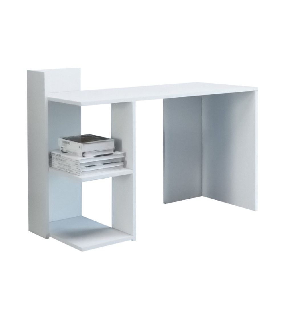 Mesa escritorio industrial con estantería TOKIO II