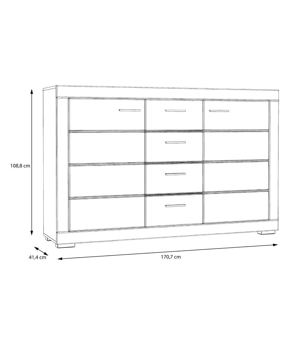 Mueble aparador blanco SNOW