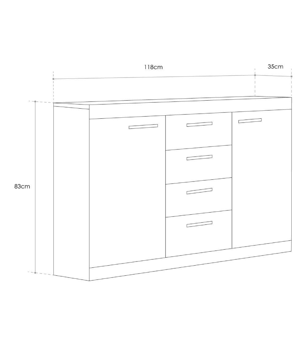 Mueble aparador de salón LEWIS Mueble aparador de salón LEWIS