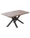 Mesa comedor industrial GAEL patas metal cruzadas Mesa comedor industrial GAEL patas metal cruzadas