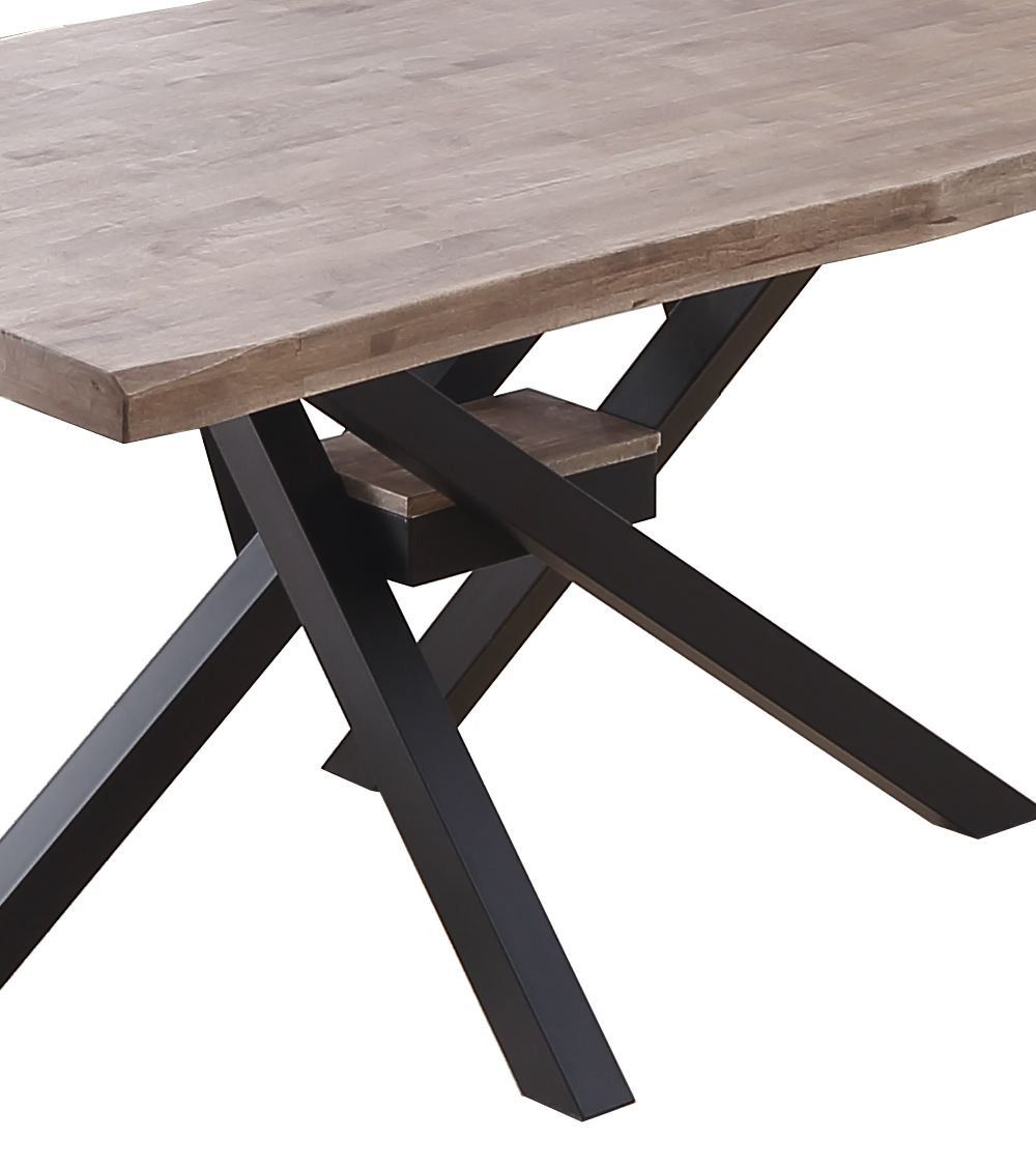 Mesa comedor industrial GAEL patas metal cruzadas Mesa comedor industrial GAEL patas metal cruzadas
