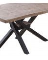 Mesa comedor industrial GAEL patas metal cruzadas Mesa comedor industrial GAEL patas metal cruzadas