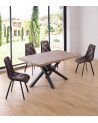 Mesa comedor industrial GAEL patas metal cruzadas Mesa comedor industrial GAEL patas metal cruzadas