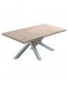 Mesa comedor industrial GAEL patas metal cruzadas