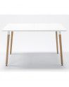 Mesa comedor extensible rectangular NÓRDICA