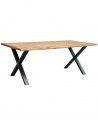 Mesa comedor industrial pata 'X' LINCOLN Mesa comedor industrial pata 'X' LINCOLN