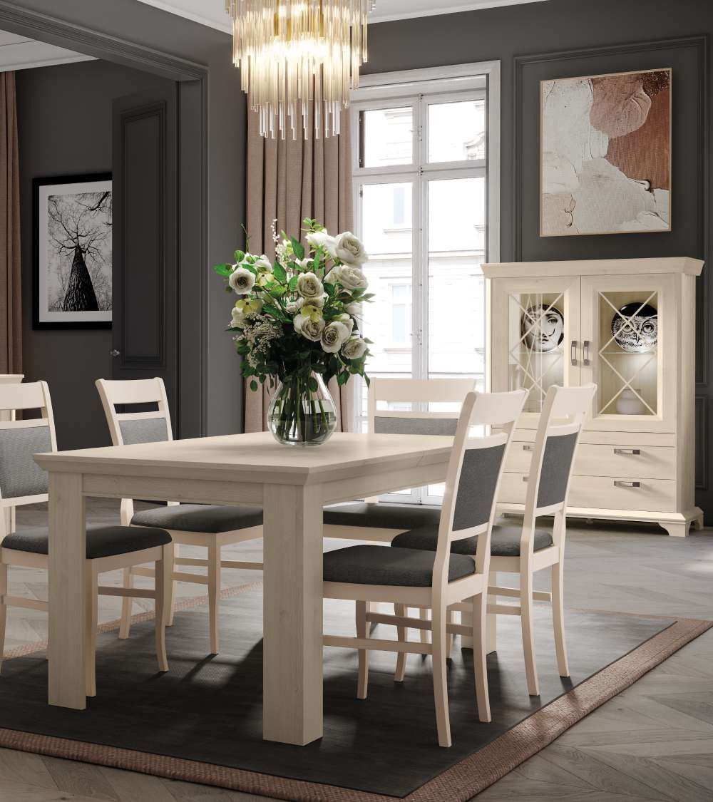 Vitrina doble de salón-comedor KAREN Vitrina doble de salón-comedor KAREN