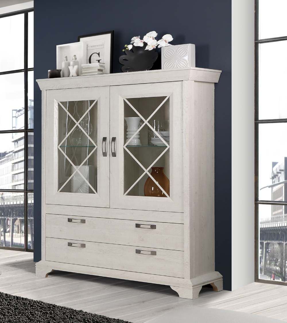 Vitrina doble de salón-comedor KAREN Vitrina doble de salón-comedor KAREN