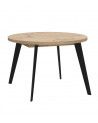 Mesa comedor redonda extensible industrial LOKI Mesa comedor redonda extensible industrial LOKI