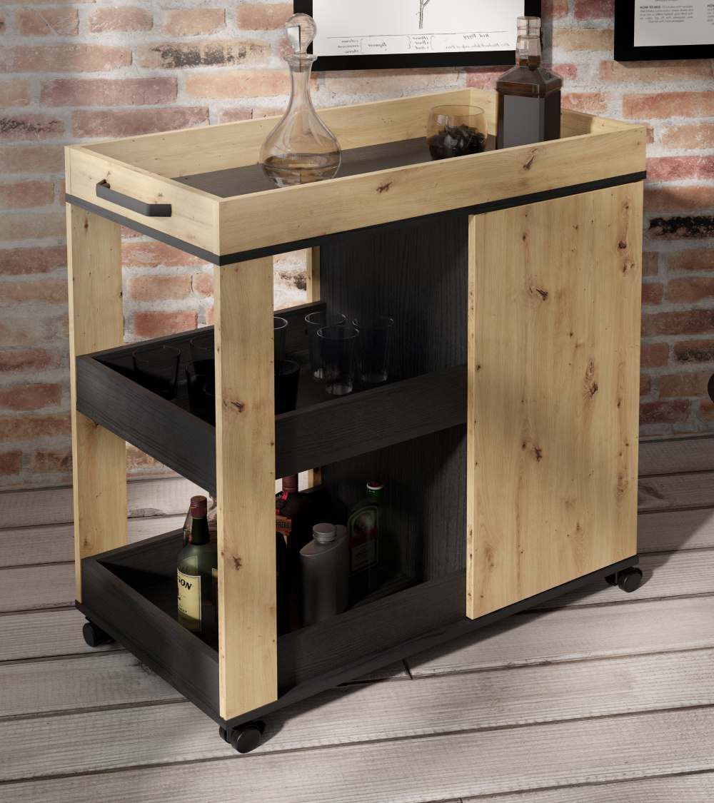 Mueble bar con ruedas RONY Mueble bar con ruedas RONY