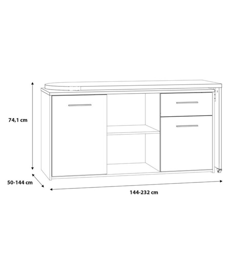 Mesa escritorio multifunción VALKIRIA