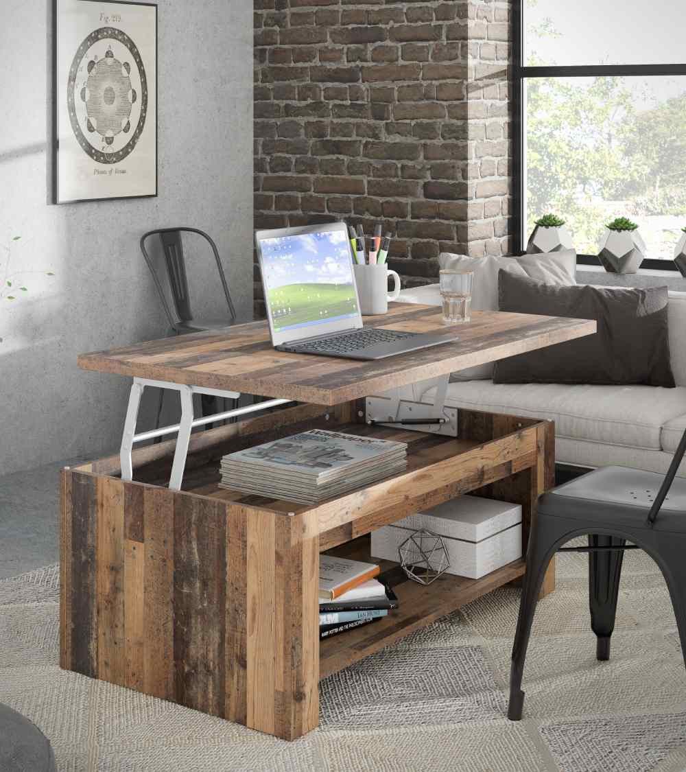 Mesa centro elevable DUMI | Cambia Tus Muebles