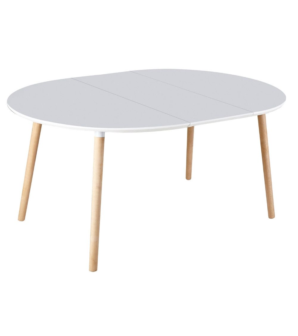 Mesa comedor redonda extensible NÓRDICA Mesa comedor redonda extensible NÓRDICA