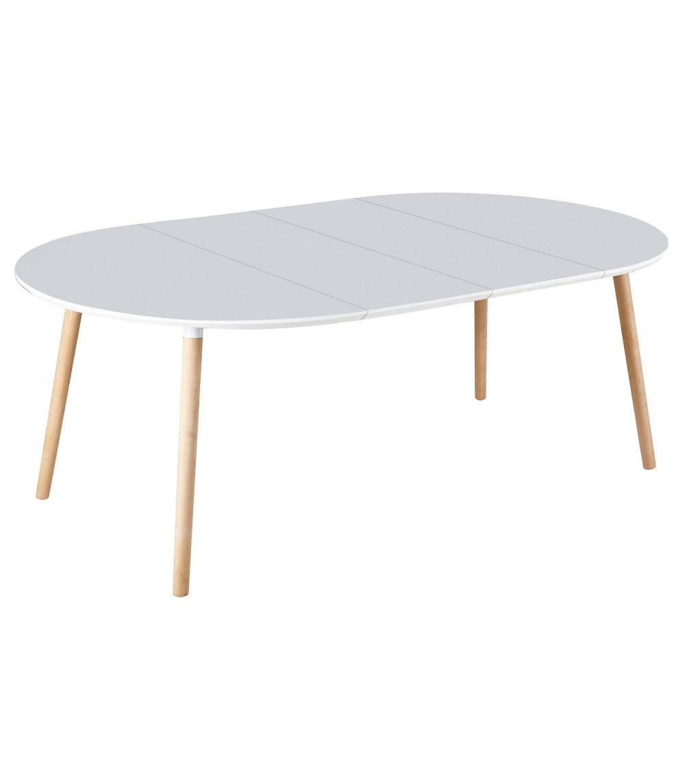 Mesa comedor redonda extensible NÓRDICA Mesa comedor redonda extensible NÓRDICA