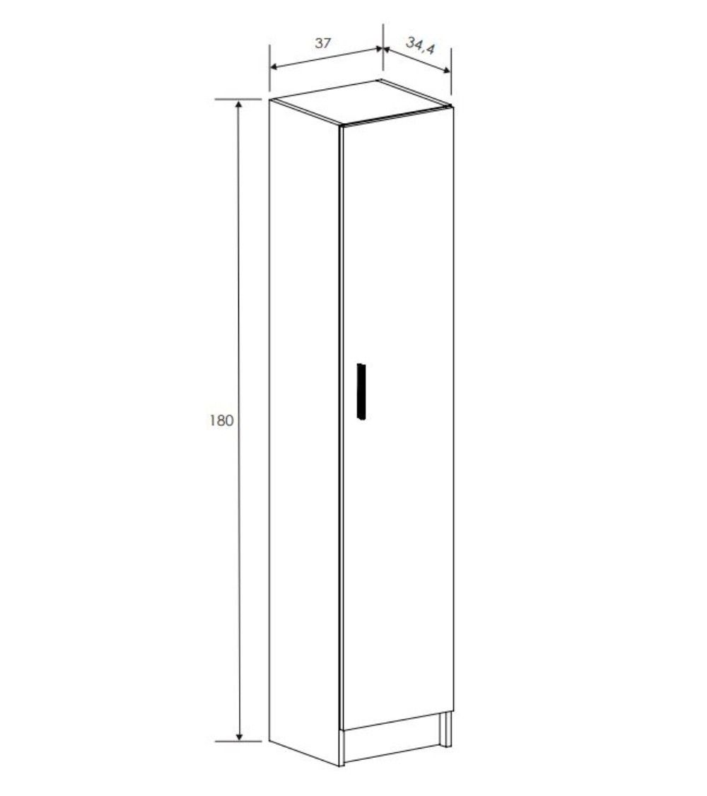 Armario Multiusos 1 Puerta AVA Armario Multiusos 1 Puerta AVA