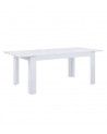 Mesa comedor extensible blanca SNOW Mesa comedor extensible blanca SNOW