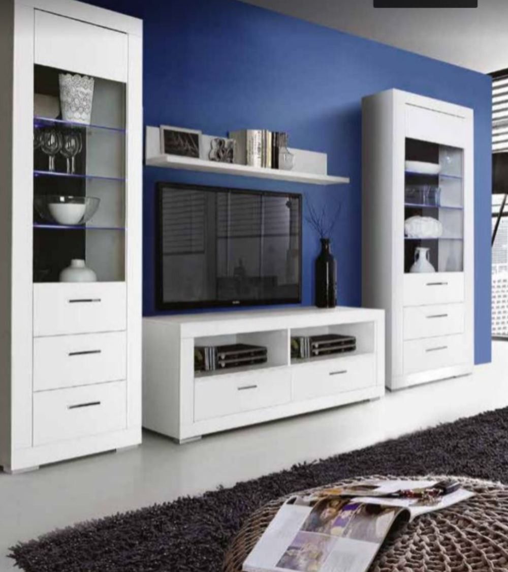 Mueble TV blanco SNOW 156 cm