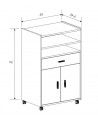Mueble carrito cocina AVA