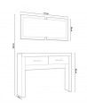 Mueble recibidor con espejo ARIZA Mueble recibidor con espejo ARIZA